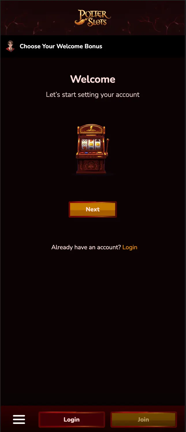 Registration entry screen